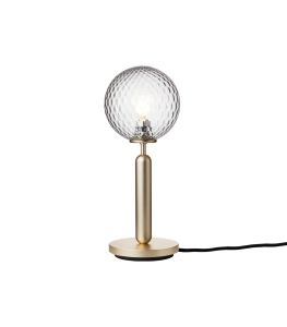 NUURA lampa stołowa MIRA  brass | optic clear 