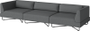 Orlando Outdoor O2 3 Modules w. cushions - removable cover_Ocean Dark Grey_TSCA 00-038-11_00005_angle.png