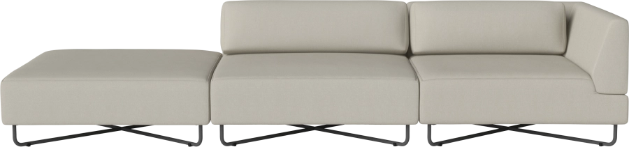 Orlando Outdoor O2 3 Modules with open end - left w. cushions - removable cover_Brezza Sand_TSCA 00-038-13_00009.png