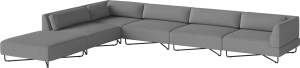 BOLIA sofa modułowa narożna z poduszkami ORLANDO OUTDOOR 400 cm