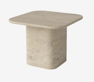 BOLIA stolik kawowy EIDA 55 x 55 | piaskowy trawertyn