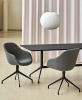 AAT 10 Table black frame black linoleum_AAC 121 black base Flamiber C8 Perla_Nelson Ball Bubble Pendant.jpg