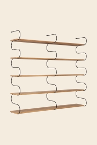 SCHNEID półka ONDA 3M5S dąb/czarny