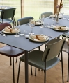 Soft Edge 10 fall red back and seat black base_CPH Deux 210 ink black_Soft Ice Dinner Plate green_Sunday Cutlery_Glass.jpg