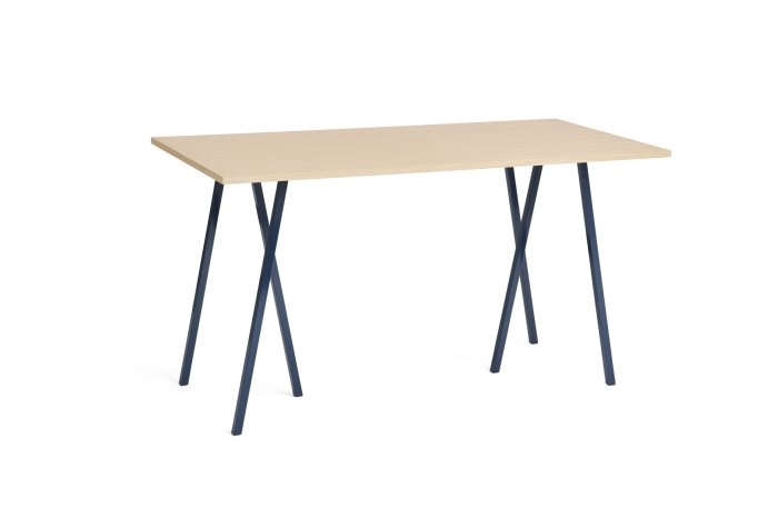 AE020-A343-AO35_Loop Stand High Table L180xW87,5xH97_wb lacquered oak tabletop_deep blue powder coated steel frame.jpg