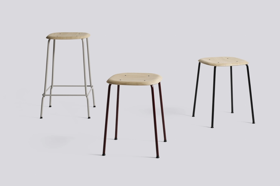 HAY stołek SOFT EDGE 70
