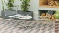 Hee Lounge Chair hot galvanised_Neu Low Round Table dia70xH40 sky grey_Rim Glass clear with black rim 01.jpg