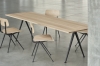 Pyramid Table 02 L250xW85xH74 Top wb lacquered oak Frame black_Result Chair wb lacquer oak seat_black base.jpg