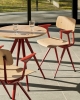 Result Armchair tomato red armrest and frame_Pyramid Cafe Table 21 wb lacquered oak tabletop tomato red frame.jpg