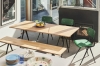 Result Chair forest green wb lacquer oak black frame_Pyramid Table 02_Pyramid Bench 12.jpg
