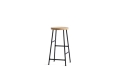 AA583-A217_Cornet Bar Stool H65 solid oiled oak seat_black steel base.jpg