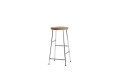 AA587-A217_Cornet Bar Stool H65 solid oiled oak seat_chromed steel base.jpg