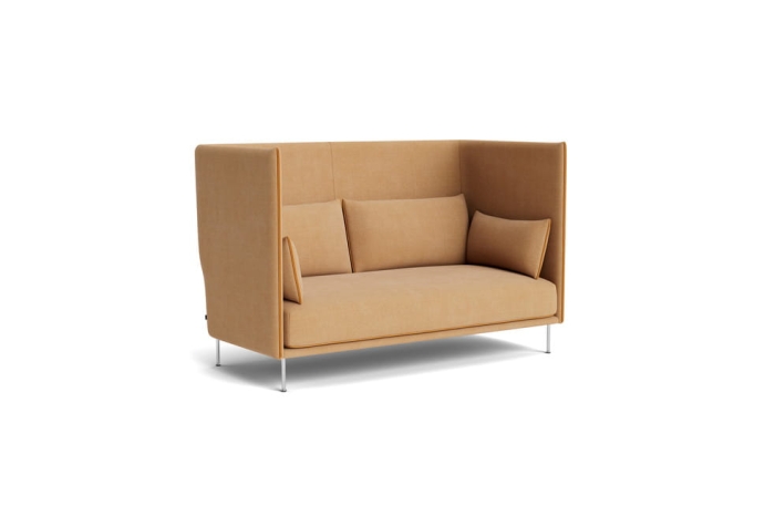 AA02-01CZ_Silhouette 2 Seater High backed Linara 142_chromed steel base_Sense cognac piping.jpg
