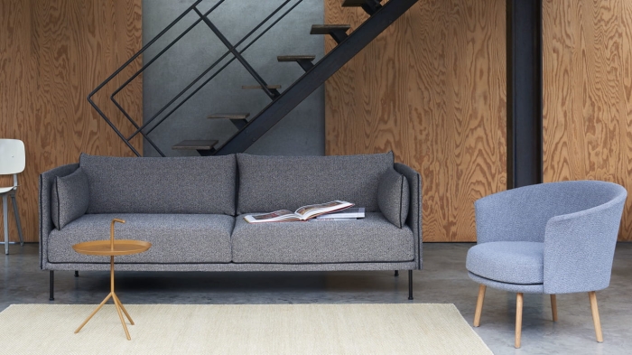DLM toffee_Silhouette 2 seater Olavi by HAY 03 black leather piping black steel legs_Dorso Flamiber Perla oak base.jpg