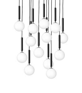 NUURA lampa wisząca MIIRA 13 rock gray | opal