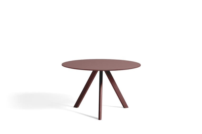 AE817-A530-AR13_CPH 20 2.0 Table dia120xH74 burgundy linoleum_bordeaux wb lacquer oak base.jpg