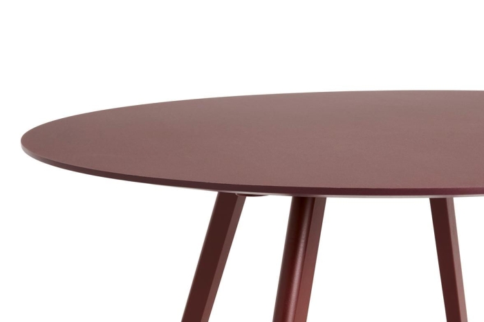 AE823-A535-AR13_CPH 25 2.0 Table dia 140xH74 burgundy linoleum_bordeaux wb lacquer oak base_detail 01.jpg