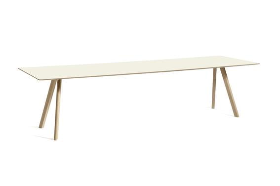 AE827-A539-AR08_CPH30 2.0 Table L300xW90xH74 off white linoleum tabletop_wb lacquered oak base.jpg