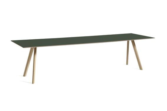 AE827-A539-AR09_CPH30 2.0 Table L300xW90xH74 green linoleum tabletop_wb lacquered oak base.jpg