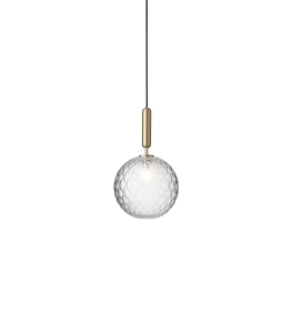NUURA lampa wisząca MIIRA 1 LARGE brass | optic clear 