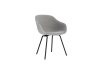 AC122-D166-AA11-01BC_AAC 226 front uph Olavi by HAY 02_concrete grey 2.0 shell_black powder coated steel base.jpg