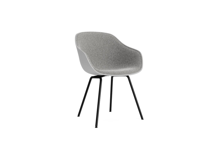 AC122-D166-AA11-01BC_AAC 226 front uph Olavi by HAY 02_concrete grey 2.0 shell_black powder coated steel base.jpg
