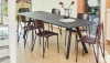CPH 30 2.0 Extendable Table black lino black wb lacquer oak_Petit Standard dark bordeaux_Indian Steel Pitcher NO 2_02.jpg
