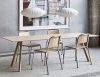 Halftime chromed base matt lacquered oak_CPH30 matt lacquered oak_Bubble Lamp Saucer M.jpg