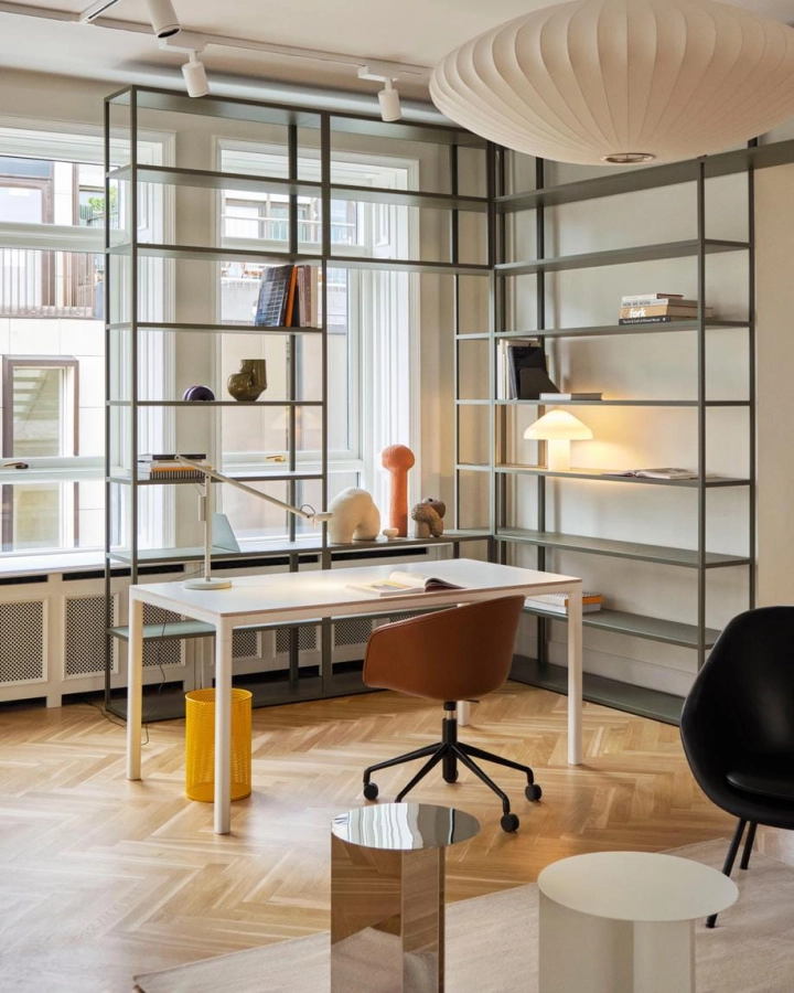 3 Days of Design 2021_T12 Table_New Order Shelving System_Nelson Saucer Bubble Pendant.jpg