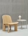 Chisel Lounge Chair wb lacquered oak_Rebar Side Table Ø45xH40.5 grey marble tabletop fossil grey powder coated frame_PC Portable cool grey.jpg