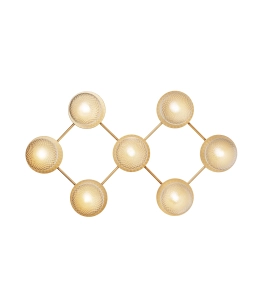 NUURA kinkiet LIILA 7 nordic gold | optic clear 