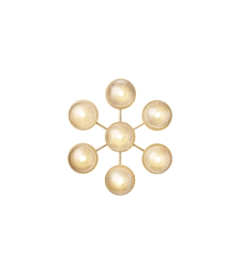 NUURA kinkiet LIILA STAR  nordic gold | optic clear 