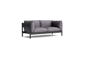 HAY sofa 2-osobowa ARBOUR czarna rama / różne kolory