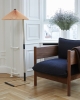 Matin Floor Lamp 500 peach shade_Arbour Club Armchair Tartaglia 871 oiled waxed walnut base.jpg