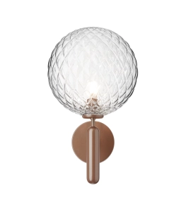 NUURA kinkiet MIIRA OUTDOOR dark bronze | optic clear 