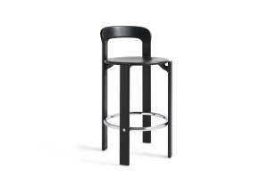 HAY krzesło barowe REY 65 cm deep black