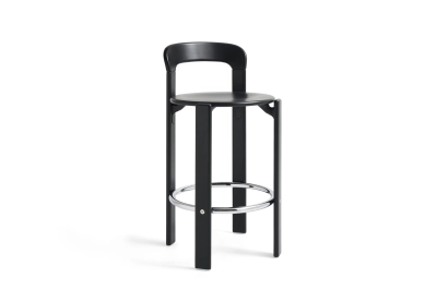 HAY krzesło barowe REY 65 cm deep black