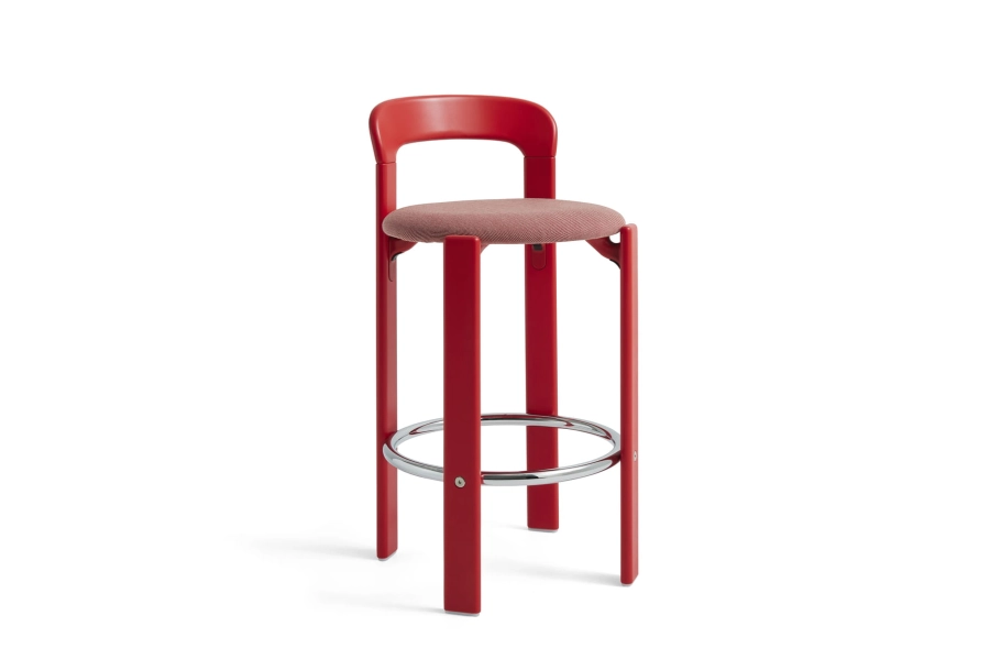 AB880-B596-AA08-01MD_Rey Bar Stool H65 w. seat uph Steelcut Trio 636_scarlet red wb lacquer beech base.jpg