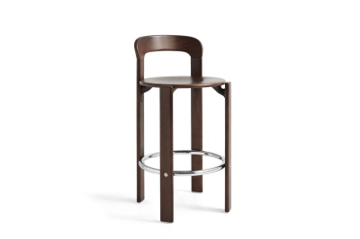 HAY krzesło barowe REY 65 cm umber brown