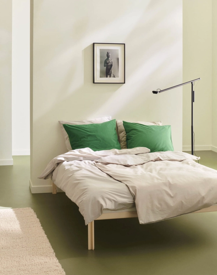 Duo Pillow Case matcha_Duo Duvet Cover ivory_Connect Bed alabaster.jpg