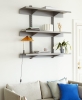 Standard Issue sky grey_Matin Table Lamp 300 yellow shade_Outline Cushion vivid blue_grey blue.jpg