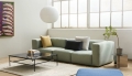 Mags Soft 3 Seater comb 1 Metaphor 023 dark grey stitching_Peas Random soft grey_Nelson Ball Bubble Pendant.jpg