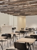 FLUGT Museum_Soft Edge 40 Chair black wb lacquer oak seat_black base_Pyramid Cafe Table 21 Frame black_Top oak wb lacquered_Apollo Portable Lamp 01.jpg