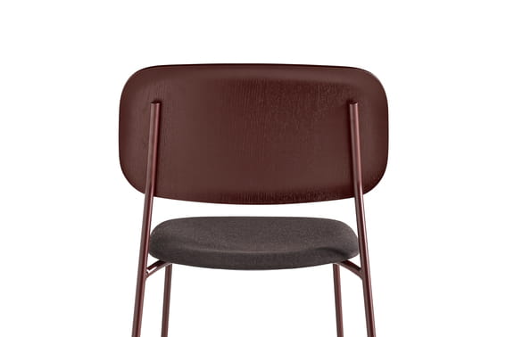 Soft Edge 40 Seat Upholstery Fall red wb lacquer oak back_seat uph Remix 373_Fall red powder coated steel base_detail 01.jpg