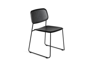 HAY krzesło SOFT EDGE 50 czarna postawa / czarny