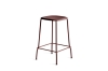 AA460-A402-AA51-01UF_Soft Edge 80 Bar Stool Low H65_Fall red wb lacquer oak seat_Fall red powder coated steel base.jpg