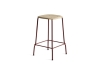AA460-A406-AA51-01UF_Soft Edge 80 Bar Stool Low H65_Base Fall Red_wb lacquer oak seat.jpg
