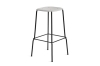 AA463-A403-AA51-01UF_Soft Edge 80 Bar Stool high_H75_Base black_Seat soft grey.jpg