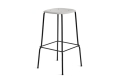 AA463-A403-AA51-01UF_Soft Edge 80 Bar Stool high_H75_Base black_Seat soft grey.jpg
