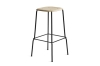 AA463-A406-AA51-01UF_Soft Edge 80 Bar Stool High H75_wb lacquer oak_black powder coated steel base.jpg